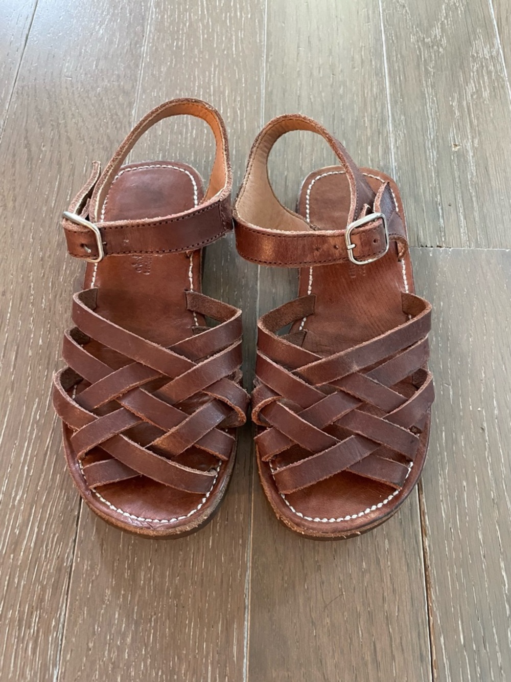Adelisa & Co “Isla” Leather Sandals - Size 29 - Handmade in Morocco